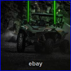 Sky Tracer Spot Beam 2x RGBW Laser Whip Light Pods Offroad withRemote ATV UTV RZR