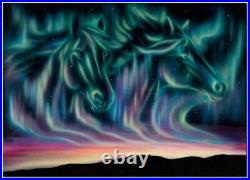 Skydance Horses Gallery-Wrapped Canvas Giclee Artwork (24 x 36 in)