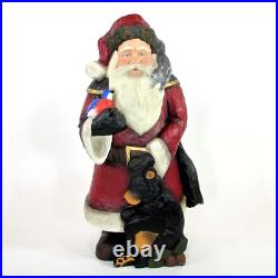 Stuart Bond WOODLAND SANTA LARGE 21 Figurine Big Sky Carvers Bear Bird LE Stuart Bond WOODLAND SANTA LARGE 21 Figurine Big Sky Carvers Bear Bird LE