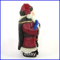 Stuart Bond WOODLAND SANTA LARGE 21 Figurine Big Sky Carvers Bear Bird LE Stuart Bond WOODLAND SANTA LARGE 21 Figurine Big Sky Carvers Bear Bird LE