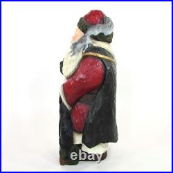 Stuart Bond WOODLAND SANTA LARGE 21 Figurine Big Sky Carvers Bear Bird LE Stuart Bond WOODLAND SANTA LARGE 21 Figurine Big Sky Carvers Bear Bird LE