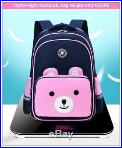 Unisex Bagpack Children Schoolbag Bear Cartoon Patchwork Children Backpack Bags