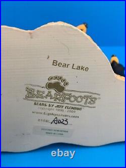 VTG. BearFoots Bear Lake fig. Jeff Fleming Big Sky Carvers copyrt. 1996-2009