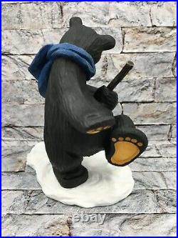 VTG. BearFoots Bears Free Ride by Jeff Fleming Big Sky Carvers resin figurine