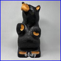 VTG Big Sky Carvers Jeff Fleming Bearfoots Bears Solid Pine WOOD Bear Statue 16
