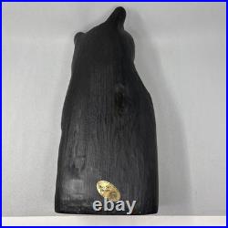 VTG Big Sky Carvers Jeff Fleming Bearfoots Bears Solid Pine WOOD Bear Statue 16