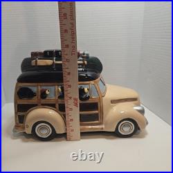 VTG LARGE Detailed WOODY COOKIE JAR BEARFOOTS CAMPING Big Sky BY JEFF FLEMING