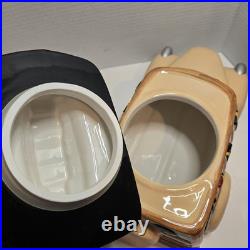 VTG LARGE Detailed WOODY COOKIE JAR BEARFOOTS CAMPING Big Sky BY JEFF FLEMING