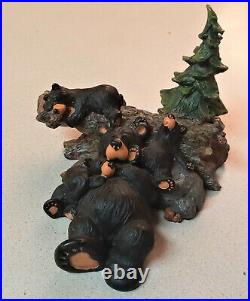 Very RARE Bearfoots Bears Jeff Fleming Naptime 7.5 Figurine NICE
