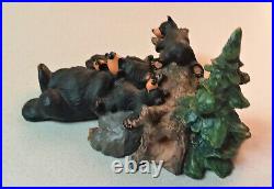 Very RARE Bearfoots Bears Jeff Fleming Naptime 7.5 Figurine NICE