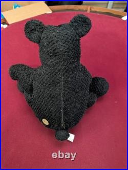 Vintage 1996 Bearfoots Black Plush Bear Jeff Fleming Big Sky Carvers Stuffed Toy