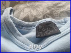 Vintage 1999 WASTE W. A. S. T. E Radiohead Sky Blue Bear Head Long Sleeve T-Shirt XL