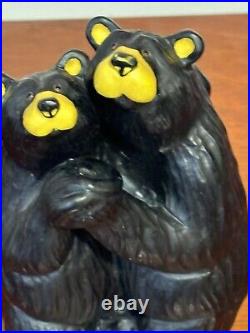 Vintage BearFoots Bears Pair SWING & RETIRED BART Jeff Fleming Big Sky Carve