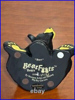 Vintage BearFoots Bears Pair SWING & RETIRED BART Jeff Fleming Big Sky Carve