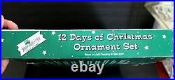Vintage Bearfoots Jim Fleming 12 Days of Christmas Bear Ornaments Big Sky Carver