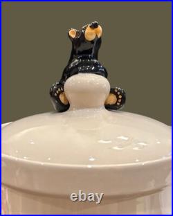 Vintage Big Sky Carvers Barefoots Bear Canister 10.75, Excellent Condition Vintage Big Sky Carvers Barefoots Bear Canister 10.75, Excellent Condition