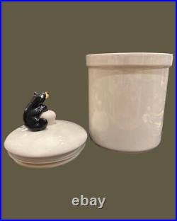 Vintage Big Sky Carvers Barefoots Bear Canister 10.75, Excellent Condition Vintage Big Sky Carvers Barefoots Bear Canister 10.75, Excellent Condition