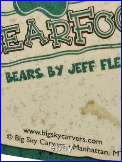 Vintage Big Sky Carvers Bearfoots Bear Plush Jeff Fleming Kolter 1996