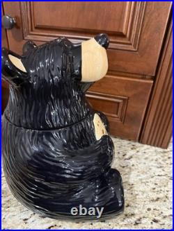 Vintage Big Sky Carvers Bearfoots Black Bear Cookie Jar