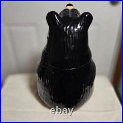 Vintage Big Sky Carvers Bearfoots Black Bear Cookie Jar mint condition