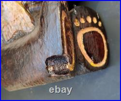 Vintage Big Sky Carvers Jeff Fleming 15 & 12 Wood Bear with Salmon Fish CHOICE