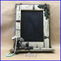Vintage Collectible Big Sky Carvers Bear Foots Mountain Moose Chalkboard