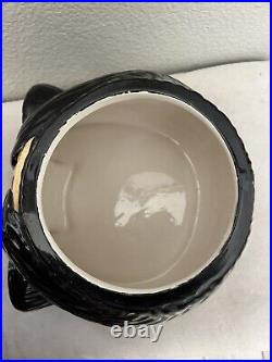 Vintage Jeff Fleming Barefoots Black Bear Yogi Bruin 12 Ceramic Cookie Jar Rare