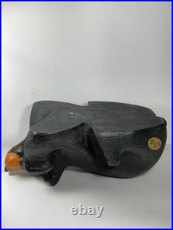 Vintage RARE Big Sky Bears Jeff Fleming Carved Wood Bear Baily 13 in