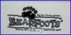 Vintage Rare Retired Big Sky Carvers Bearfoots Woodie Wagon Cookie Jar