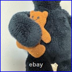 Vintage Teddy Bear Stuffed Animal Big Sky Carvers Bearfoots Black Brown Plush Vintage Teddy Bear Stuffed Animal Big Sky Carvers Bearfoots Black Brown Plush
