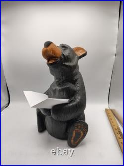 Vtg BSC Big Sky Carvers Jeff Fleming Solid Wood 14 Bear Sculpture Statue Handy Vtg BSC Big Sky Carvers Jeff Fleming Solid Wood 14 Bear Sculpture Statue Handy