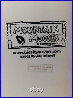 Vtg Big Sky Carver Bear Foots Moose Cookie Jar Phyllis Driscoll Cabin Art Decor