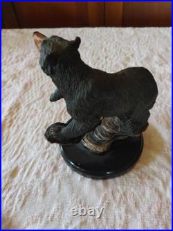 Vtg bear sculpture figurine signed Marc Pierce Yona B031 Big Sky Carvers Montana