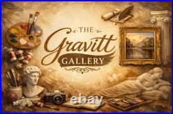 Where the River Gives Life Christian Bear Painting 18x24 Framed Signed OOAK COA