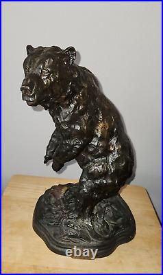 Whose Creel Grizzly Bear Statue Dick Idol Collection Big Sky Carvers 2001