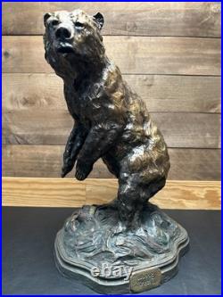 Whose Creel Grizzly Bear Statue Dick Idol Collection Big Sky Carvers 2001 Whose Creel Grizzly Bear Statue Dick Idol Collection Big Sky Carvers 2001
