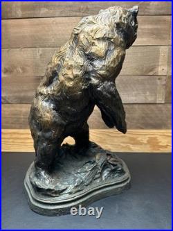 Whose Creel Grizzly Bear Statue Dick Idol Collection Big Sky Carvers 2001 Whose Creel Grizzly Bear Statue Dick Idol Collection Big Sky Carvers 2001