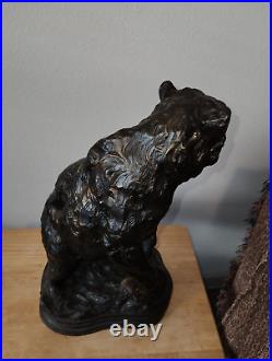 Whose Creel Grizzly Bear Statue Dick Idol Collection Big Sky Carvers 2001