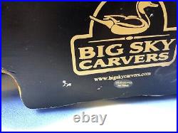 XL Big Sky Carvers Bradford Williams Practiced Pup Dog & Duck Decoy Figurine